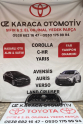 2020-2025 TOYOTA COROLLA CROSS ÇIKMA ORJİNAL ÖN PANJUR