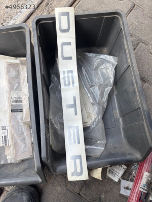 dacia duster tavan kapı bagaj duster yazısı sticker sıfır