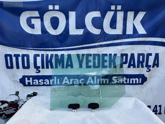 Renault Fluence Sol Arka Kapı Camı ORJİNAL