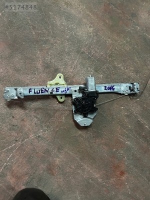 2014 fluence sağ ön kapı cam krikosu