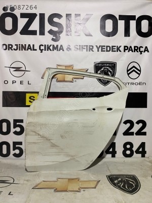 OPEL ASTRA K SOL ARKA KAPI - ÇIKMA BEYAZ