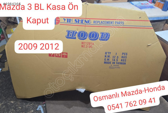 Mazda 3 BL Kasa Ön Kaput