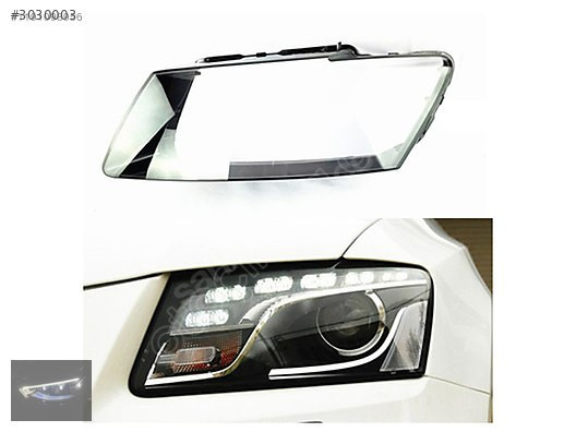 AUDİ Q5 SOL FAR CAMI SIFIR 2008-2012