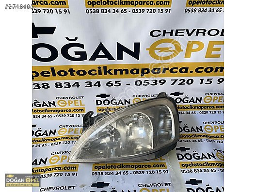 opel corsa c kasa sol far çıkma