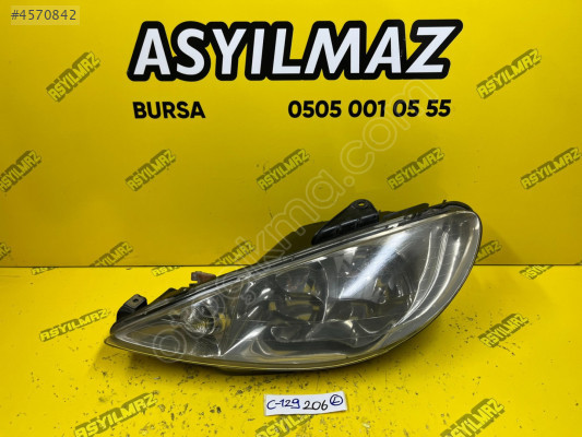 PEUGEOT 206 SOL ÖN FAR (ORJİNAL) - HATA YOK