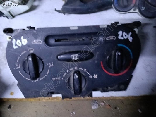 PEUGEOT 206 KLİMA KONRTOL PANELİ