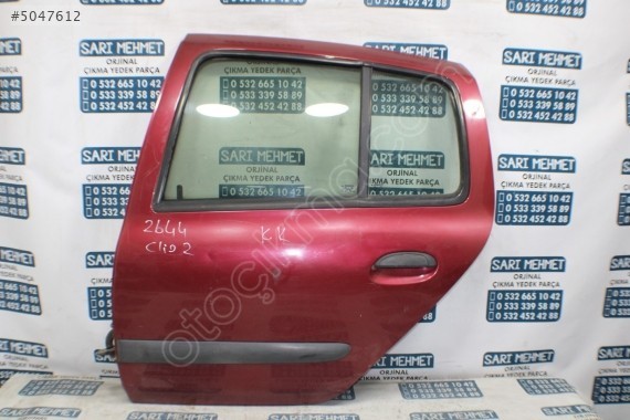 ÇIKMA RENAULT CLİO 2 SOL ARKA KAPI 2644