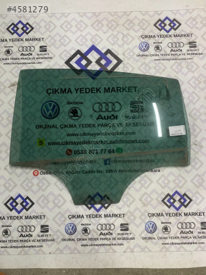 2006 Seat Leon Sol Arka Kapı Camı  Çıkma Orijinal