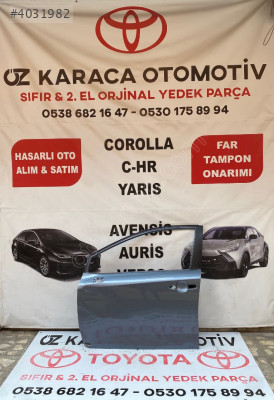 2019-2025 TOYOTA COROLLA ÇIKMA ORJİNAL SOL ÖN KAPI