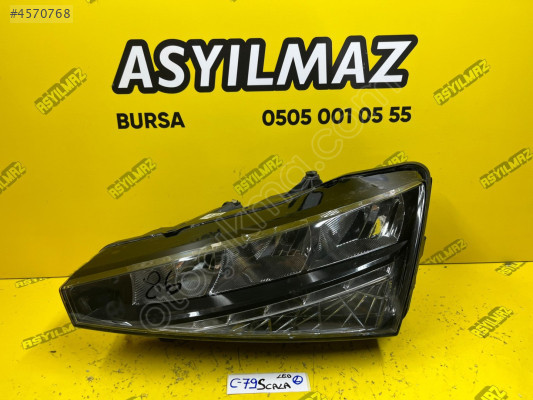 SKODA SCALA LEDLİ SOL ÖN FAR (ORJİNAL)