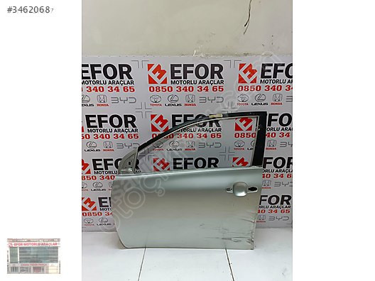TOYOTA COROLLA ORJİNAL ÇIKMA SOL ÖN KAPI 07-12