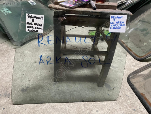 RENAULT 9 SOL ARKA KAPI CAMI ORJİNAL ÇIKMA 2.ÜRÜN