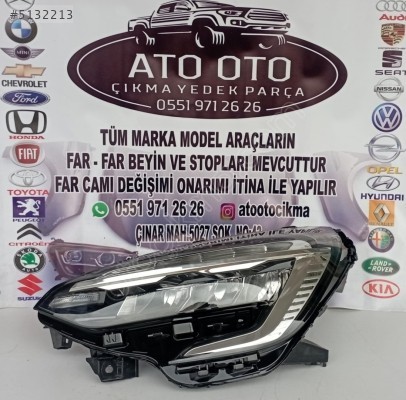 RENAULT CLİO 5 ORJİNAL ÇIKMA SOL FAR yy