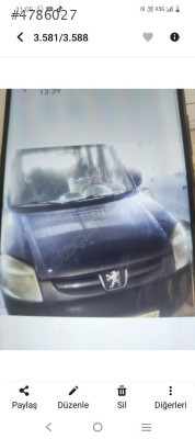 Peugeot partner motor kaputu hatasız