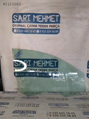 ÇIKMA RENAULT MEGANE 2 SAĞ ÖN KAPI CAMI