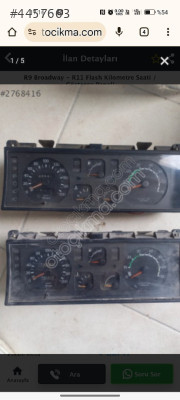 Renault 11 flash gösterge paneli