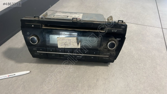 2013 MODEL TOYOTA COROLLA ORIJINAL ÇIKMA TEYP