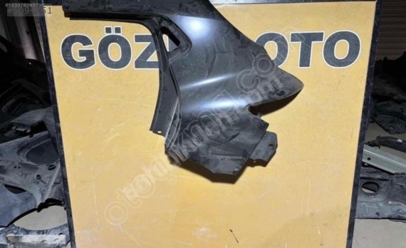 RENAULT CLİO 4 SOL ARKA ÇAMURLUK ORJİNAL SIFIR