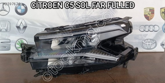 CİTROEN C5 SOL FAR FUL LED ORJİNAL ÇIKMA