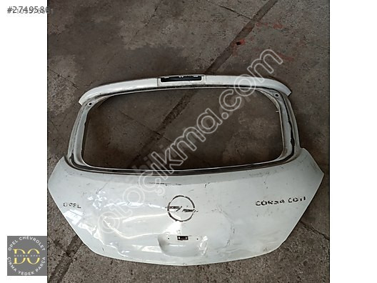 Opel Corsa d tek kapı bagaj kapağı çıkma orjinal