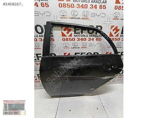 TOYOTA COROLLA SOL ARKA KAPI ÇIKMA ORJİNAL YEDEK PARÇA