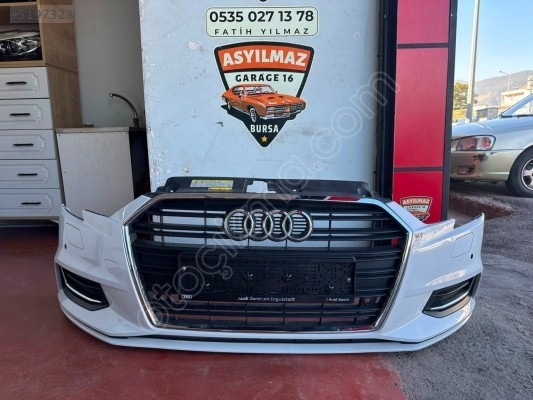 AUDİ A3 SEDAN ÖN TAMPON ORJİNAL DOLU