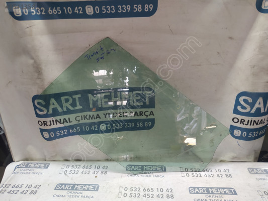 ÇIKMA FORD TRANSİT SAĞ ÖN KAPI CAMI