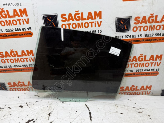 ÇIKMA SKODA OCTAVİA A5 SOL ARKA KAPI CAMI