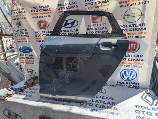 Opel Astra J arka sol kapı Orjinal göçük hasarlı