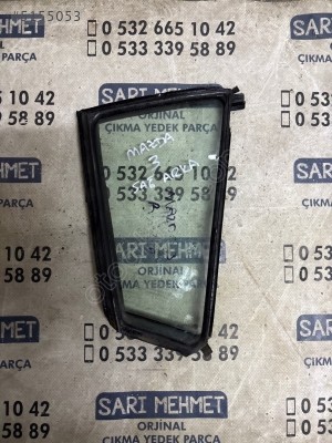 ÇIKMA MAZDA 3 SAĞ ARKA KELEBEK CAMI