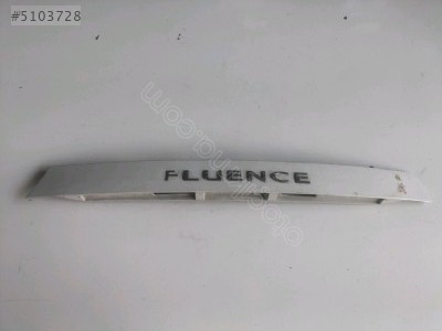 04733 RENAULT FLUENCE BAGAJ ÇITASI