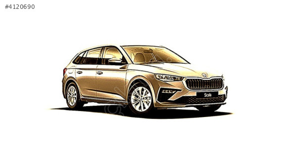 SKODA SCALA SAĞ ÖN KAPI