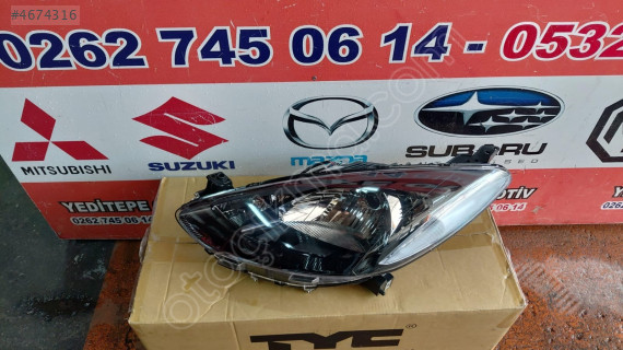 mazda 2 sol ön far 2008-2013