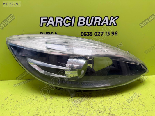 SCENİC 3 SAĞ FAR CAMI ORJİNAL 2013-2016