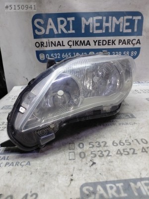 ÇIKMA TOYOTA COROLLA SOL ÖN FAR