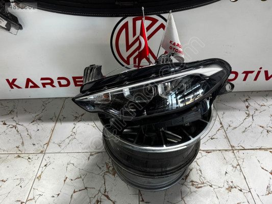 Fiat Egea mercekli Ledli sol ön far (çıkma parça)