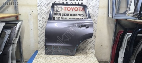 SİNCAR OTODAN CHERY TİGGO 7 SOL ARKA KAPI ÇIKMA ORJİNAL