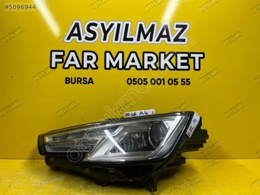 AUDİ A4 SOL FAR (HATASIZ) 8W0941005