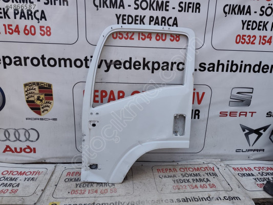 Isuzu NPR 75 sol ön kapı beyaz orijinal çıkma