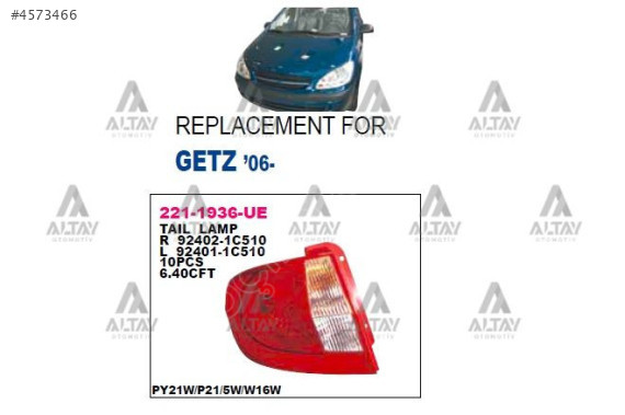 HYUNDAI GETZ STOP LAMBASI 06-11 SOL