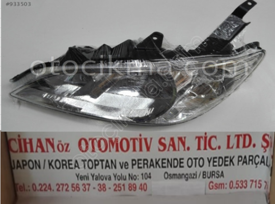 Honda Civic Motorlu Far 2003 2005 Sağ Sol