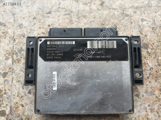 Kangoo 1.9 motor beyni 7700114875