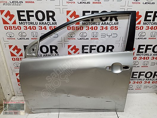 TOYOTA COROLLA SOL ÖN KAPI ÇIKMA ORİJİNAL PARÇA 2007-2012