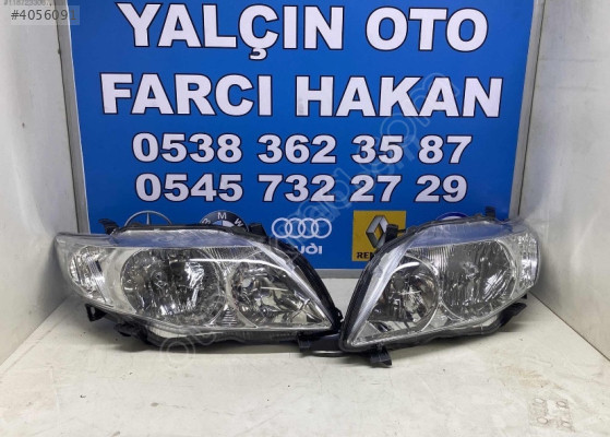 Toyota corolla 2008 sıfır ithal marka sol far