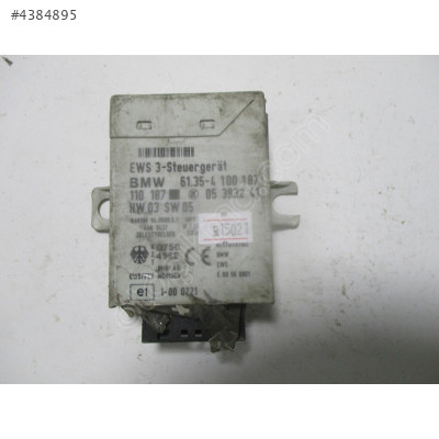 BMW E38 E39 E46 İmmobilizer Beyni 61.35-4100187 EWS 3