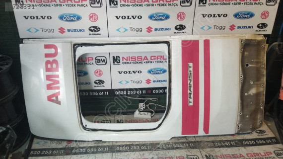 FORD TRANSİT SOL ARKA KAPI ORJİNAL ÇIKMA YEDEK PARÇA