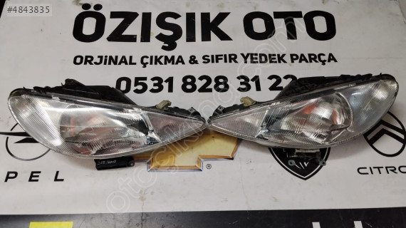 PEUGEOT 206 SAĞ VE SOL ÖN FAR