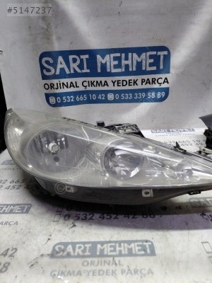 ÇIKMA PEUGEOT 207 SAĞ ÖN FAR