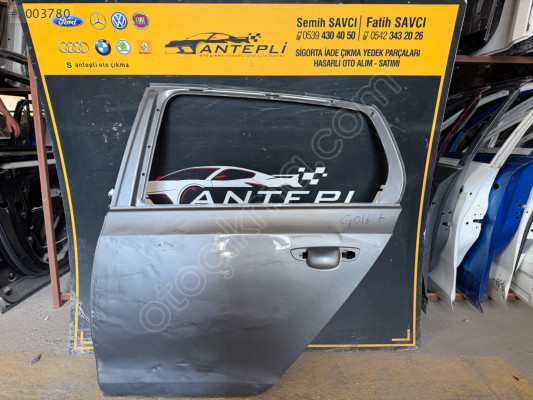 VOLKSWAGEN GOLF 6 SOL ARKA KAPI ÇIKMA ORİJİNAL