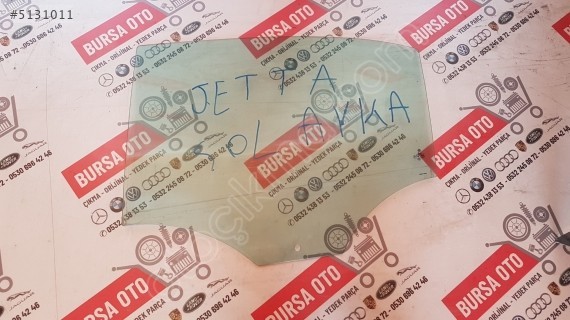 VOLKSWAGEN JETTA SOL ARKA KAPI CAMI SÖKME ORJINAL